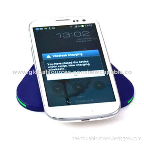 Qi Wireless Charger/Transmitter, Sized 100*100*6mm, 5V DC/1A Input